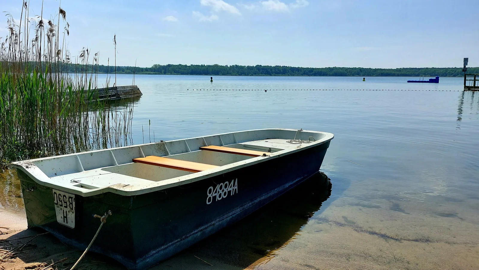Direkt am Schweriner See: Angler-Reetkate mit Seeblick & eigenem Boot, Bild 9