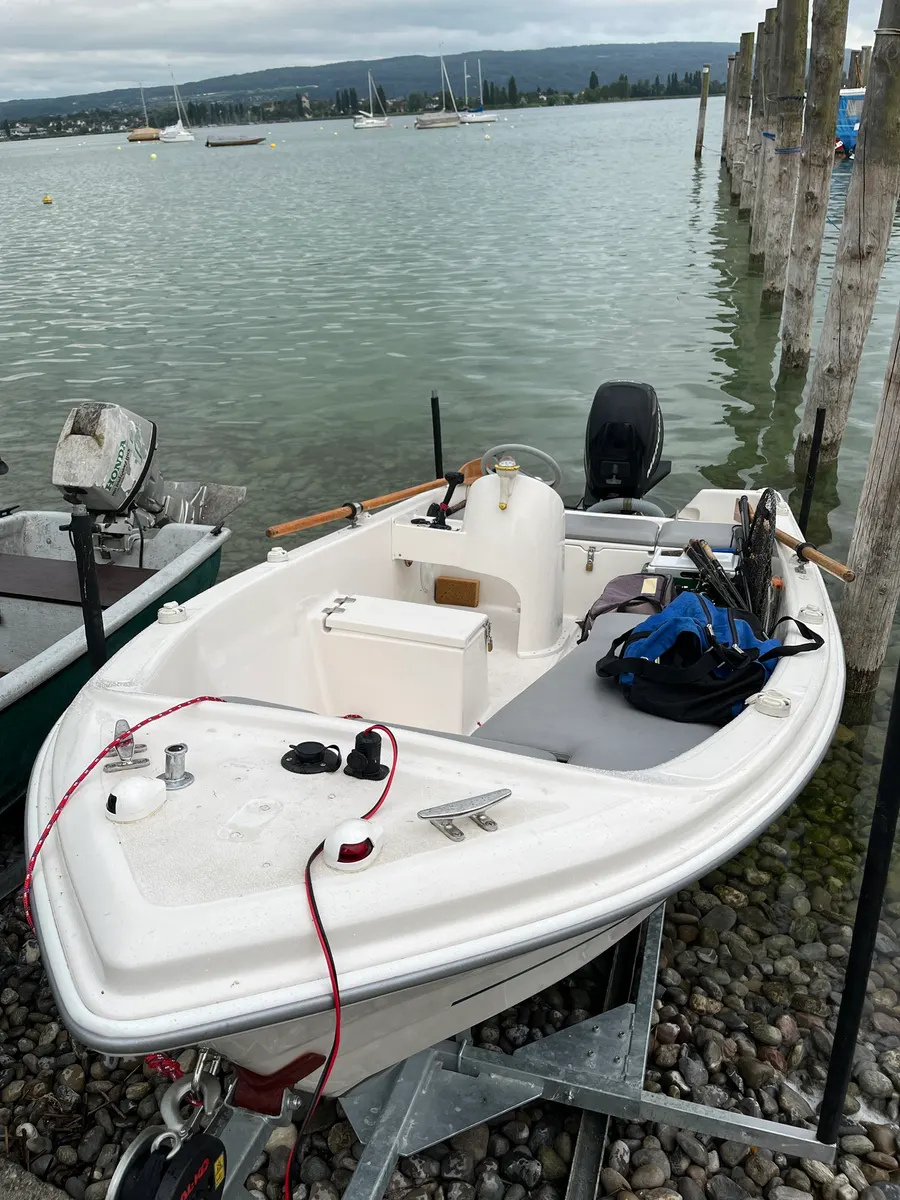 Das Quicksilver 440 Fish der Angelschule Bodensee