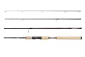Abu Garcia Tormentor2 Reise-Spinnrute, leichte Angelrute mit 24T Carbon Blank, Korkgriff, kompaktes Design für Reisende Angler, Süß- und Salzwasser Raubfische, 1.83m 4-12g