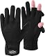 normani Wasser- und Winddichte Angel Handschuhe Winterhandschuhe Fishingsports Anglerhandschuhe 2,5 mm Titanium-Neopren Schwarz/Schwarz XL