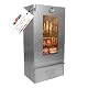 Grafner XL Räucherofen mit 3 Etagen, Sichtfenster und Thermometer, legierter Stahl, 12x Haken, Räucherschrank zum Heißräuchern und Kalträuchern, Smoker für Fisch Fleisch Käse Gemüse