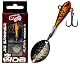Wild Devil Baits Jig Spinner Spin Jig Bleikopfspinner Spoon (10g, UV Perch) Wild Devil Baits Jig Spinner Spin Jig Bleikopfspinner Spoon (10g, UV Perch)
