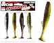 Angel-Berger Wild Devil Baits Shockwave Shad Baby Zander Gummifisch Kunstköder Softlure Gummiköder Hecht Barsch Zander Angelköder Raubfischköder (Klares Wasser, 10cm / 4 Stück)