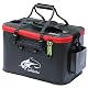 MMSGA Angeleimer, tragbarer Faltbarer Angelköder-Eimer，Multifunktionaler Behälter für lebende Angelköder, Outdoor-Camping-Eva-Angeltasche und Fischschutzeimer(Schwarz, 23L)
