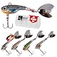 Zite Fishing Jigspinner Set | 5 Stück Spin Jigs 5g 10g 15g | Spinner-Köder