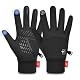 Cevapro Fahrradhandschuhe Warme Winterhandschuhe wasserdichte Touchscreenhandschuhe Winddichte Laufhandschuhe rutschfeste