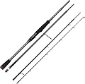 Savage Gear SG2 Medium Game Travel Rod, Angelruten, Spinnruten, Raubfisch, Hecht, Barsch, Forelle, Zander, Unisex, Schwarz, 2.69m | 15-45g