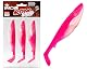 Angel-Berger Wild Devil Baits Action Shad Gummifisch Kunstköder Softlure Gummiköder Hecht Barsch Zander Angelköder Raubfischköder (Hot Pink, 12,5cm)