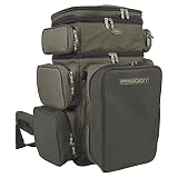 Greys Prodigy Rucksack | Ultimative Aufbewahrung & Transport Rucksack Für Fluss, See & Küstenangeln | Isoliertes Köderfach | Passt Für Klip-Lok Boxen | Gepolsterter Rücken
