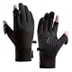 Fingerlose Handschuhe mit Kappe, Touchscreen Handschuhe Damen Herren (XL)