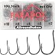 Paradox Fishing Allround-Angelhaken mit Öhr I 100 Stück #10/#8/#6/#4/#2 - je 20 Stück I Angelhaken Set für Karpfen, Forelle etc.