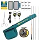 SF Fliegenruten-Kombi-Starter-Set, 4-teilig, 3WT,7.6FT, Smaragdgrün, 24 Zähne, Karbonfaser, Forellen-Fliegenrute mit Rolle, Rutenetui, Fliegenbox mit Fliegen, konisches Vorfach, Knotenbindewerkzeuge SF Fliegenruten-Kombi-Starter-Set, 4-teilig, 3WT,7.6FT, Smaragdgrün, 24 Zähne, Karbonfaser, Forellen-Fliegenrute mit Rolle, Rutenetui, Fliegenbox mit Fliegen, konisches Vorfach, Knotenbindewerkzeuge