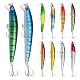 DUTIFUL 10 Stück Wobbler Angelköder Set Kunstköder Wobbler Hecht Köder Swimbait Lebensechter für Zander Barsch Forellen Angel Köder für Süß- und Salzwasser