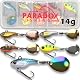 Paradox Fishing Infinity Jig Spinner 5er Set 14g - Spin Jig zum Barsch Angeln Barsch Köder Zander Hecht Spinnerbait Spinn Köder – Barschköder Paradox Fishing Infinity Jig Spinner 5er Set 14g - Spin Jig zum Barsch Angeln Barsch Köder Zander Hecht Spinnerbait Spinn Köder – Barschköder