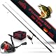 Paradox Fishing Firetiger Spinnrute mit Rolle I 2,1m 5-20g mit 2000 Rolle I Spinnruten perfekt für Barsch Rute Paradox Fishing Firetiger Spinnrute mit Rolle I 2,1m 5-20g mit 2000 Rolle I Spinnruten perfekt für Barsch Rute
