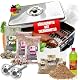 Zite Räucherofen Edelstahl XXL Set mit Zubehör [Tischräucherofen mit