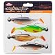 Berkley Pulse Realistic Roach vormontierte Gummiköder mit Jigkopf - Ultrarealistische Form und Aktion für das Raubfischangeln - Hecht, Zander, Barsch, 11cm | 4pcs