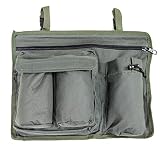 Lucx Organizer Tasche Seitentasche für Smartphone - 600D PVC / 37x28cm für Bedchair Angelliege Karpfenliege Universal passend auch für Camping Liegen