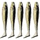 Angelköder Set, 6.5 cm Einfacher Fang Gummifische Köder