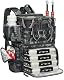 MATEIN Angelrucksack mit Boxen und Rutenhalter, Wasserdichter Angeltasche