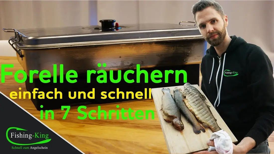 Vorschaubild: Forellen räuchern mit dem Tischräucherofen |Einfach, Schnell & Lecker👌| Fishing-King.de