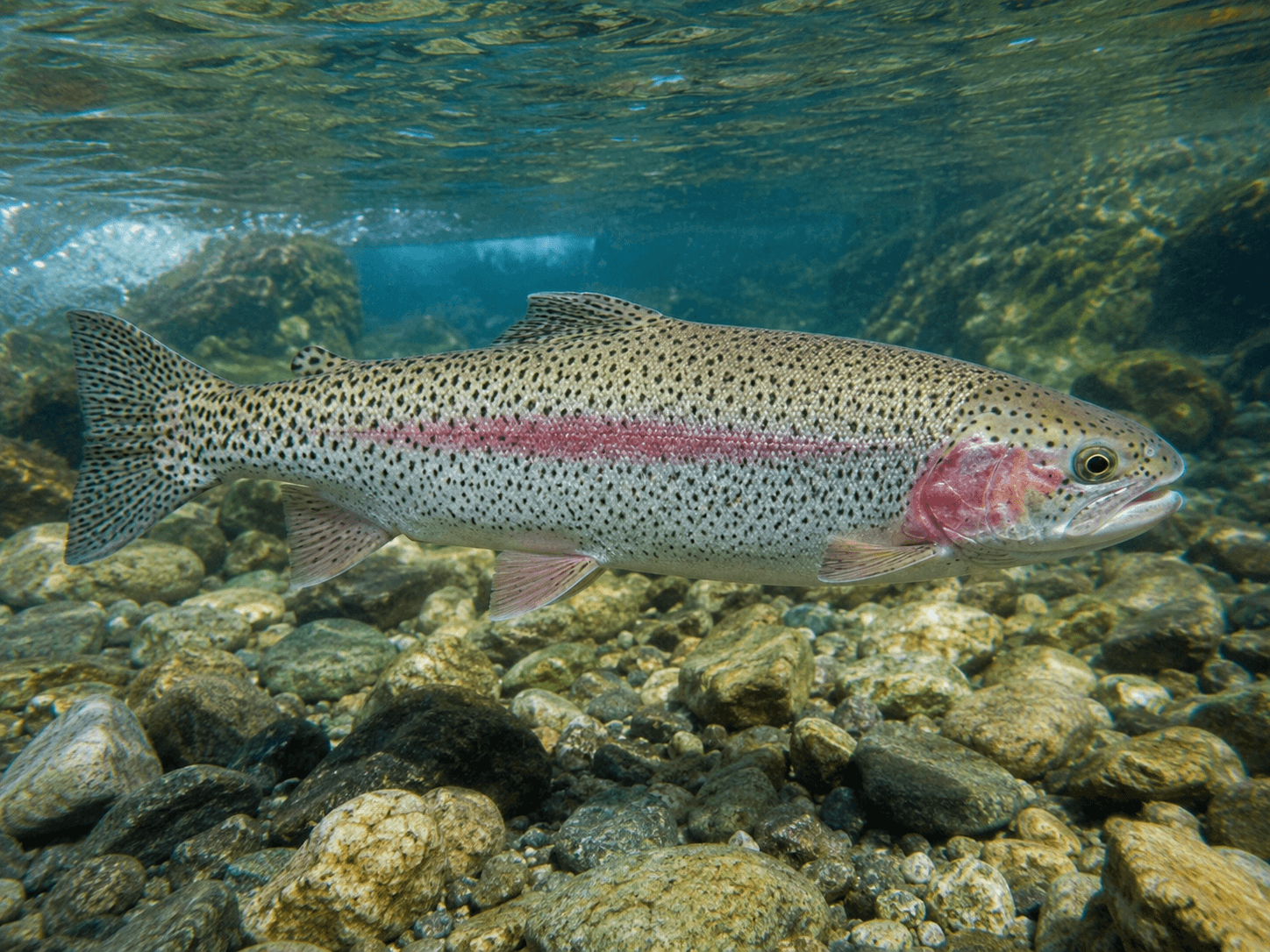 Regenbogenforelle (Oncorhynchus mykiss)